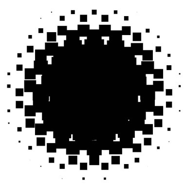 Soyut noktalı resim öğesi 