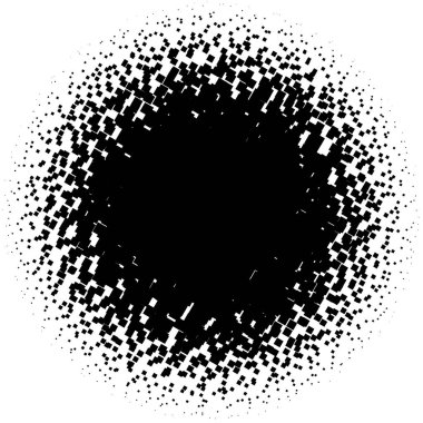 Soyut noktalı resim öğesi 