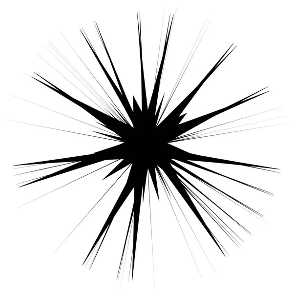 Bentuk abstrak hitam - Stok Vektor