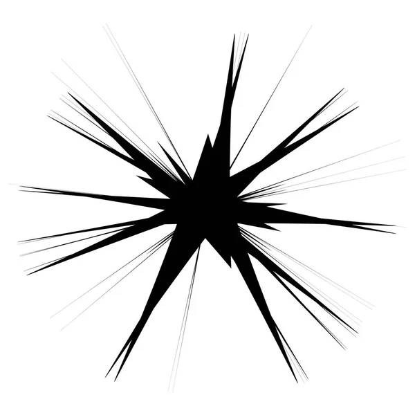 Černý abstraktní tvar — Stockový vektor