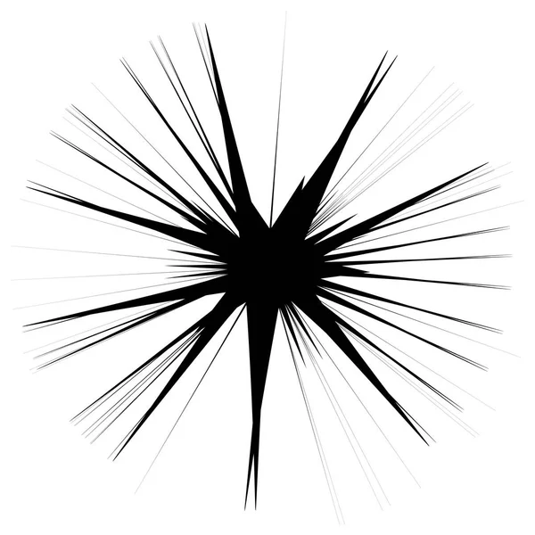 Forma abstracta negra — Vector de stock