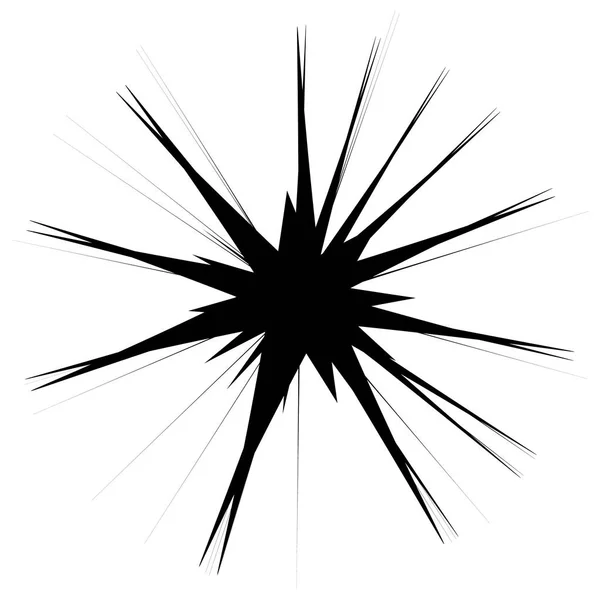 黑色抽象形状 — 图库矢量图片