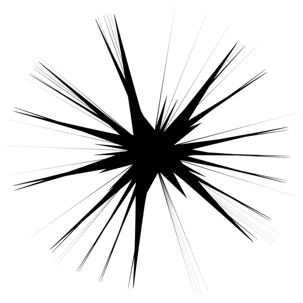 Zwarte abstracte vorm — Stockvector