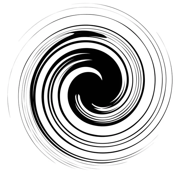 Schwarze abstrakte Form — Stockvektor