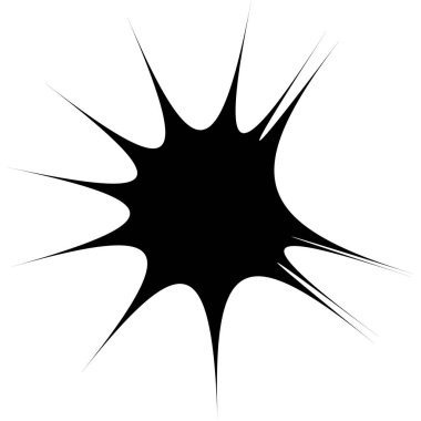 Beyaz arka plan üzerinde izole soyut geometrik öğesi