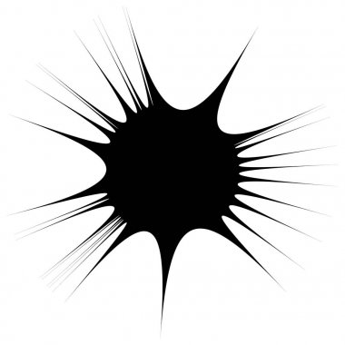 Beyaz arka plan üzerinde izole soyut geometrik öğesi