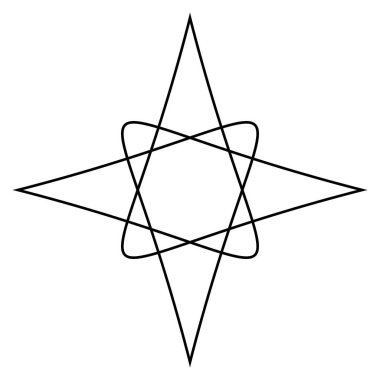 Beyaz arka plan üzerinde izole soyut konsantrik öğesi