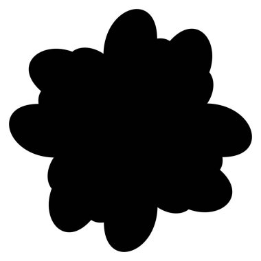 Beyaz arka plan üzerinde izole geometrik Radyal öğesi