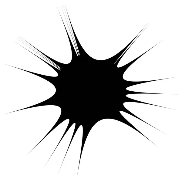 Élément Géométrique Abstrait Isolé Sur Fond Blanc — Image vectorielle