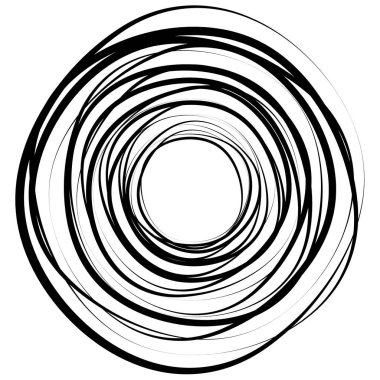 Beyaz arka plan üzerinde izole geometrik Radyal öğesi