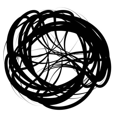 Beyaz arka plan üzerinde izole geometrik Radyal öğesi