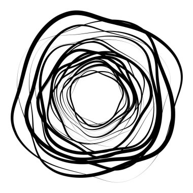 Beyaz arka plan üzerinde izole geometrik Radyal öğesi