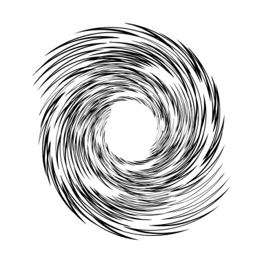soyut konsantrik Radyal geometrik motif, vektör, illüstrasyon 