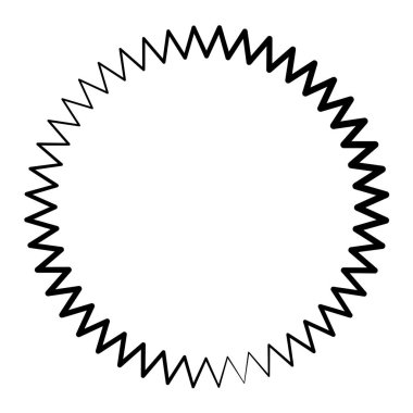 Beyaz arka plan üzerinde izole geometrik Radyal öğesi