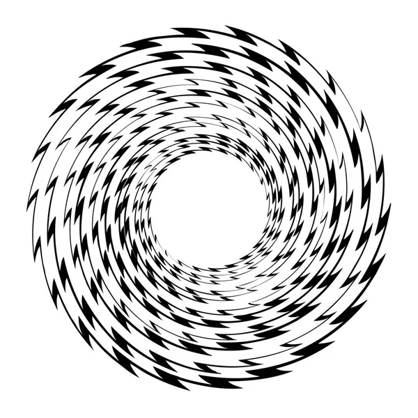 Abstract Concentric Motiv Geometric Radial Vector Ilustrație — Vector de stoc