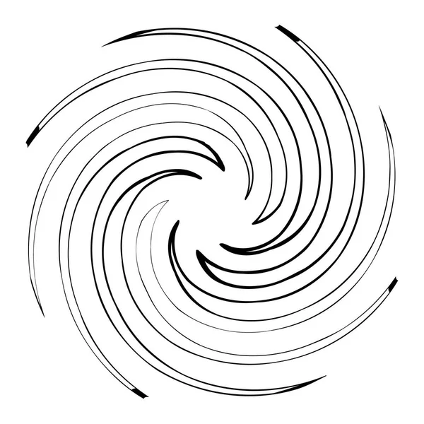 Resumo Motivo Geométrico Radial Concêntrico Vetor Ilustração —  Vetores de Stock