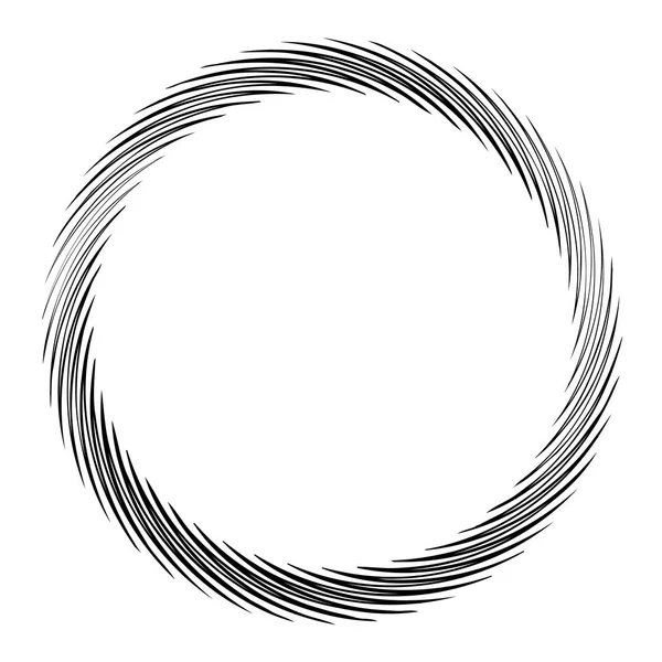 Streszczenie Koncentrycznych Promieniowe Motywem Geometrycznym Wektor Ilustracja — Wektor stockowy