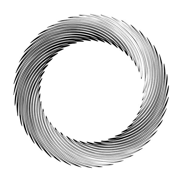 Abstrait Motif Géométrique Radial Concentrique Vecteur Illustration — Image vectorielle