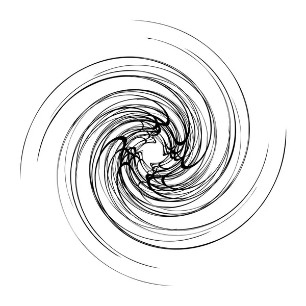 Abstrait Motif Géométrique Radial Concentrique Vecteur Illustration — Image vectorielle