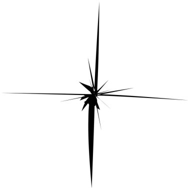 soyut konsantrik Radyal geometrik motif, vektör, illüstrasyon 