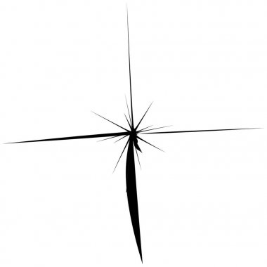 soyut konsantrik Radyal geometrik motif, vektör, illüstrasyon 