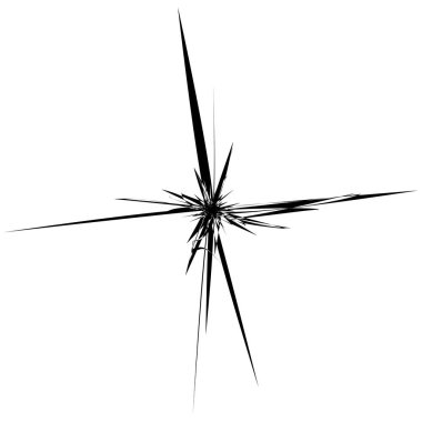 soyut konsantrik Radyal geometrik motif, vektör, illüstrasyon 