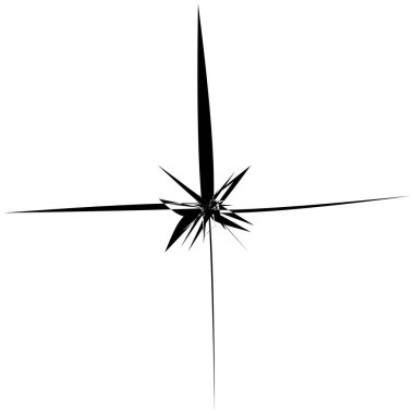 soyut konsantrik Radyal geometrik motif, vektör, illüstrasyon 