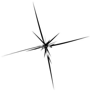 soyut konsantrik Radyal geometrik motif, vektör, illüstrasyon 