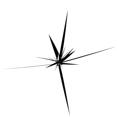 soyut konsantrik Radyal geometrik motif, vektör, illüstrasyon 