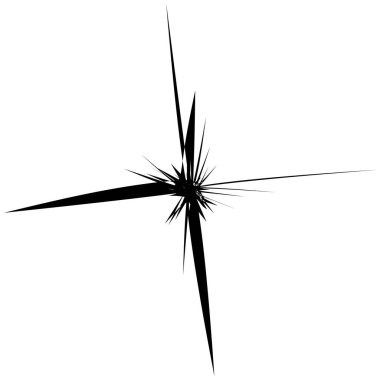 soyut konsantrik Radyal geometrik motif, vektör, illüstrasyon 