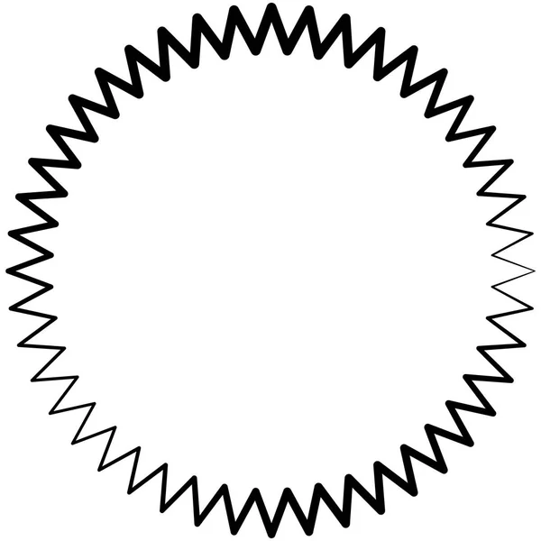 Abstrait Motif Géométrique Radial Concentrique Vecteur Illustration — Image vectorielle