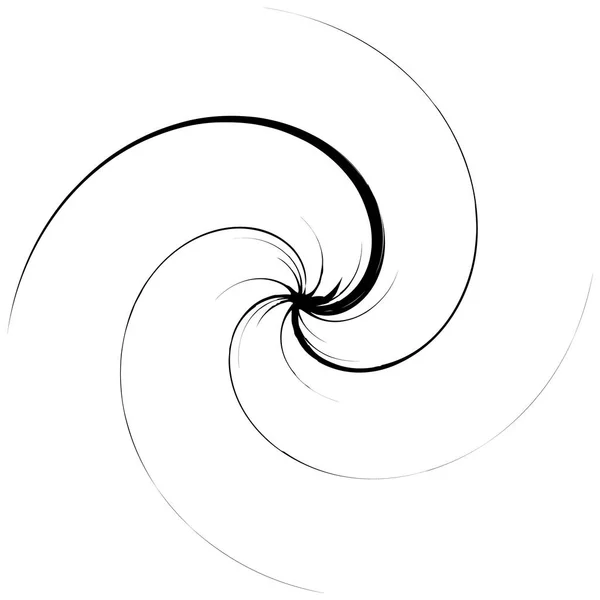 Abstrakt Koncentrisk Radial Geometrisk Motiv Vektor Illustration – Stock-vektor