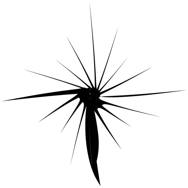 Abstrait Motif Géométrique Radial Concentrique Vecteur Illustration — Image vectorielle
