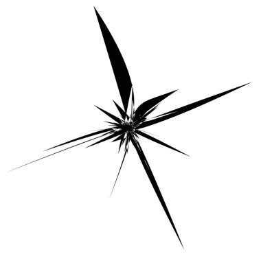 soyut konsantrik Radyal geometrik motif, vektör, illüstrasyon 