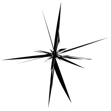 soyut konsantrik Radyal geometrik motif, vektör, illüstrasyon 