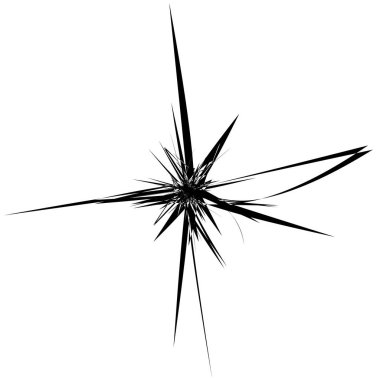 soyut konsantrik Radyal geometrik motif, vektör, illüstrasyon 