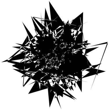 soyut konsantrik Radyal geometrik motif, vektör, illüstrasyon 