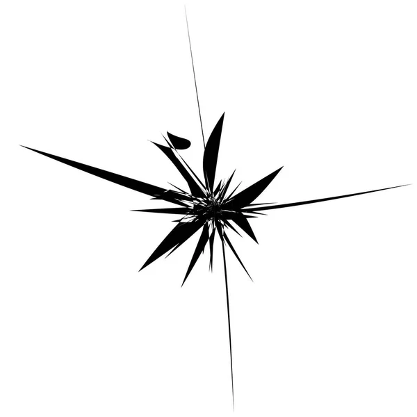 Abstrait Motif Géométrique Radial Concentrique Vecteur Illustration — Image vectorielle