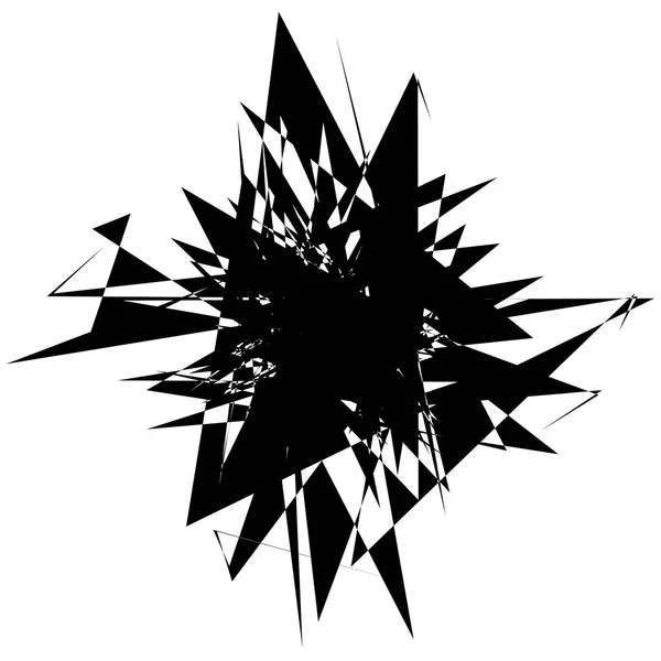 Abstrakti Säteittäinen Geometrinen Kuvio Vektori Kuva — vektorikuva