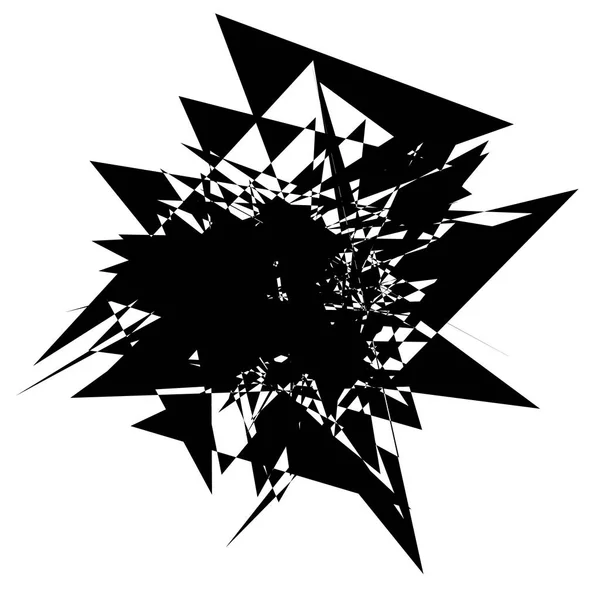 Абстрактний Концентричний Радіальний Геометричний Мотив Вектор Ілюстрація — стоковий вектор