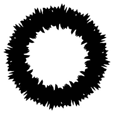 Konsantrik Radyal öğesi. Soyut geometrik öğe yayılan