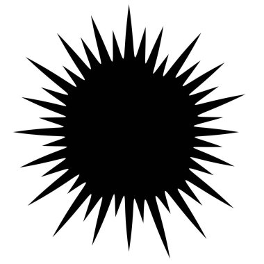 Konsantrik Radyal öğesi. Soyut geometrik öğe yayılan