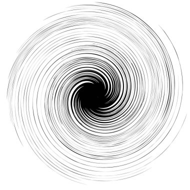 Konsantrik Radyal öğesi. Soyut geometrik öğe yayılan