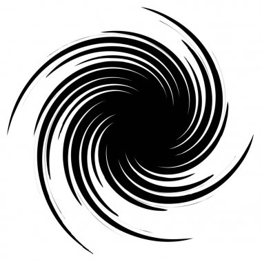 soyut konsantrik Radyal geometrik motif, vektör, illüstrasyon 
