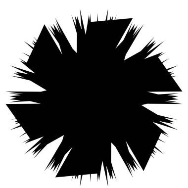 soyut konsantrik Radyal geometrik motif, vektör, illüstrasyon 