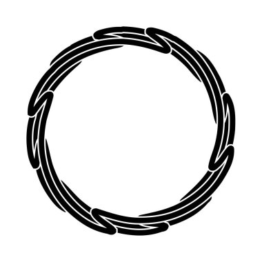 Konsantrik Radyal öğesi. Soyut geometrik öğe yayılan