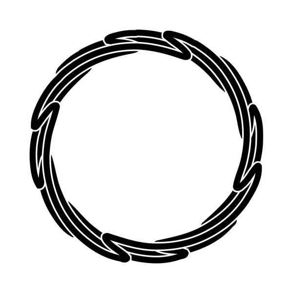 Konzentrisches Radiales Element Abstraktes Geometrisches Element — Stockvektor