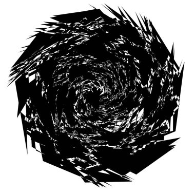 Konsantrik Radyal öğesi. Soyut geometrik öğe yayılan