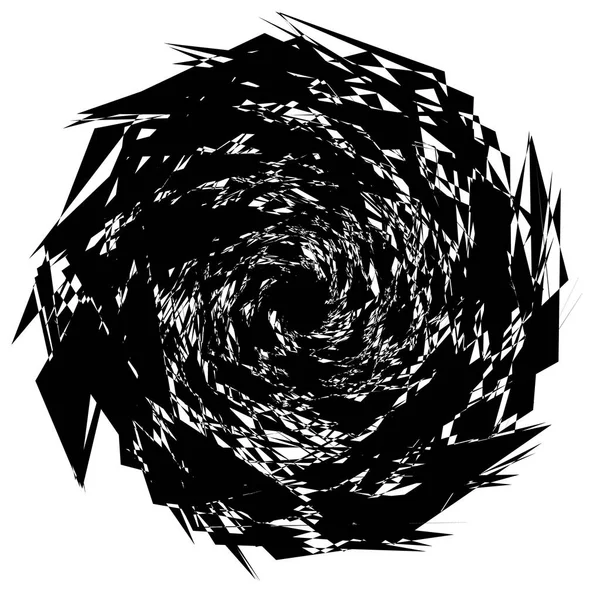 Konsantrik Radyal öğesi. Soyut geometrik öğe yayılan