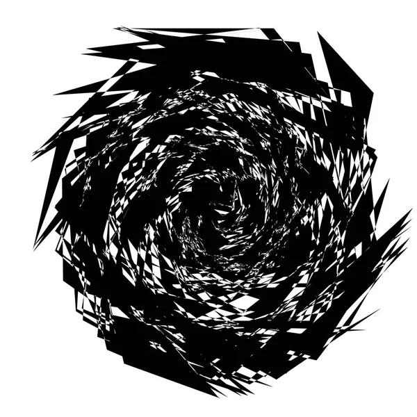 Konsantrik Radyal öğesi. Soyut geometrik öğe yayılan